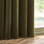 Heavy Chenille Room Darkening Eyelet Curtains