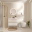 Meuble-lavabo mural avec lavabo en acrylique intégré-917114295