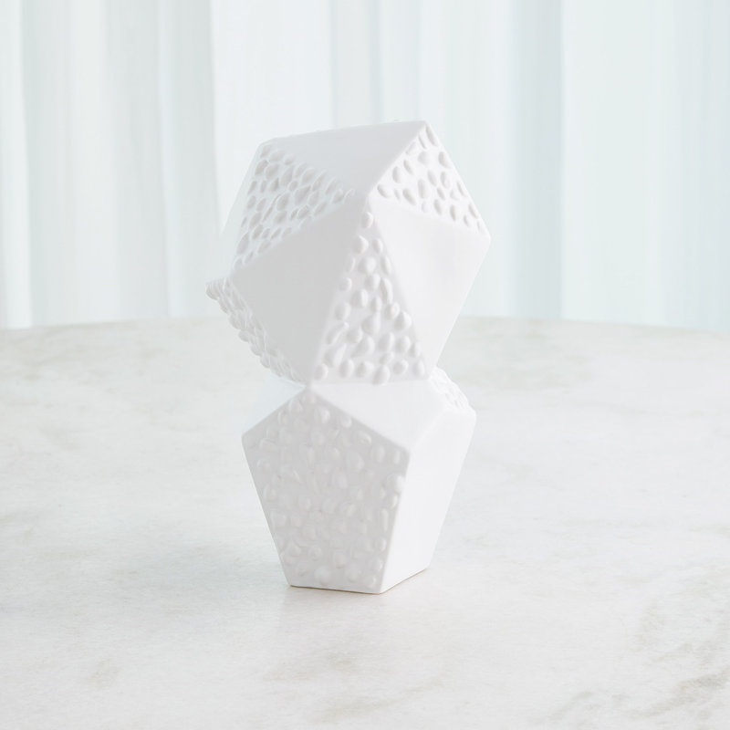 Les Facettes Sculpture, Matte White