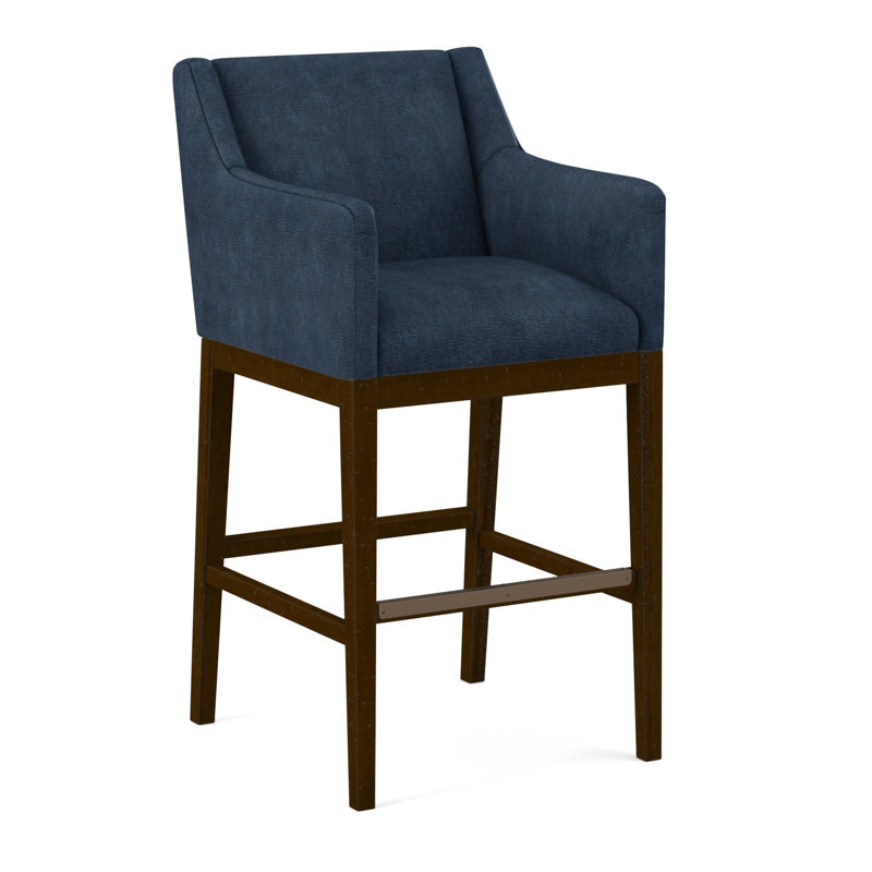 Upholstered Stool, 61614-35, Black
