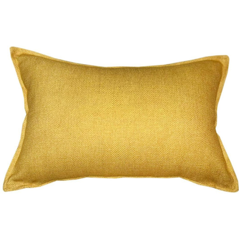 Rectangle Throw Cushion, Mustard