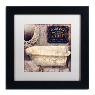 'Le Bain Paris I' by Colour Bakery Framed Vintage Advertisement
