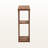 Driftwood Console Table - Modern and Contemporary Walnut Brown Finish