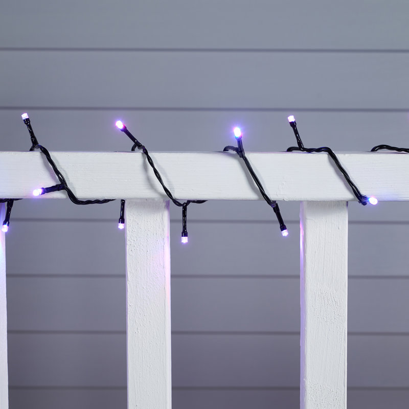 64 Ft. Multi-Color LED Outdoor String Lights with Remote