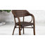 Chaise de patio en bambou et aluminium Nannie-82562257