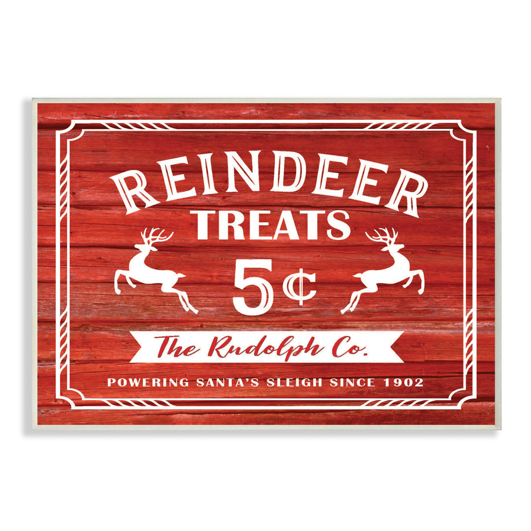 " Reindeer Treats " by Lettered And Lined Gracie Oaks