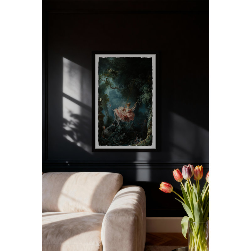 «The Swing», reproduction encadrée, H 45 po x l 30 po