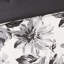 Lit simple / simple TG - édredon floral, traitement anti-odeur, édredon simple et coussin floral, doux, odeur