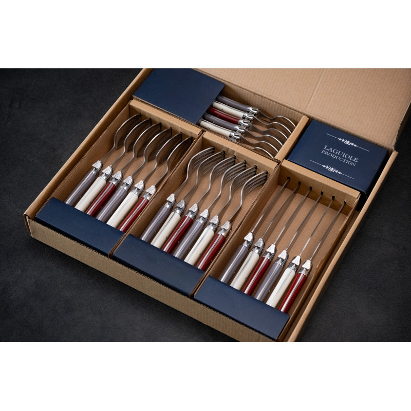 Laguiole Production 24 Pce Flatware Set Gaura