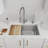 31.5 L x 18.5 W Undermount Kitchen Sink with Faucet