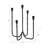 Albright 16'' H Metal Tabletop Candle Holder-1858152033