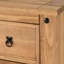 Ensemble de chambre à coucher 4 pièces Enye, une table de chevet, un lit, une grande commode et une large commode de style campagnard en bois massif-1368879127