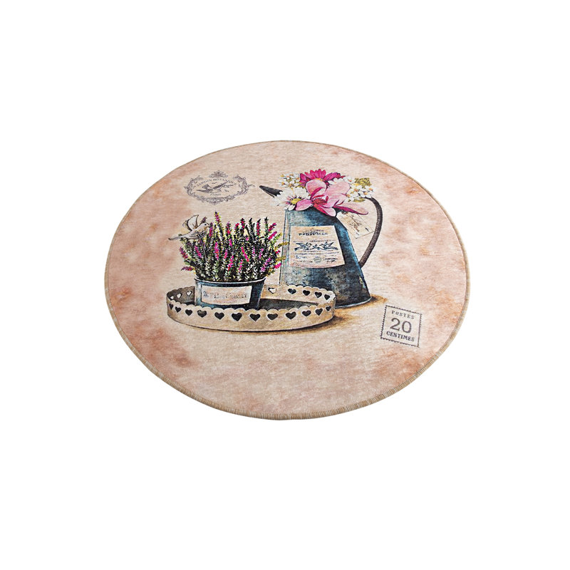Round Merriam Shag 100cm X 100cm Area Rug