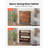 Shoe Cabinet With 2 Flip Drawers, Farmhouse Shoes Storage Cabinet With Metal Legs And Anti-Tipping Device, Freestanding Shoe Organizer Ideal For Entryway, Hallway, Bedroom, Living Room, Brown