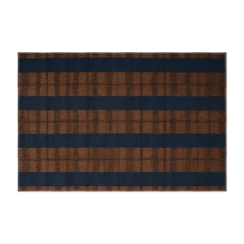 Tapis d'intérieur et d'extérieur à carreaux gris, Rectangulaire 3 pi x 5 pi