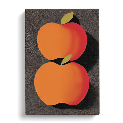 CAN-V0523-2609X Two Apples - Wrapped Canvas Print