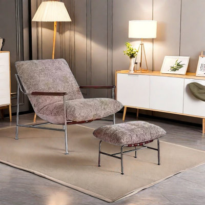 Chaise confortable avec structure en acier