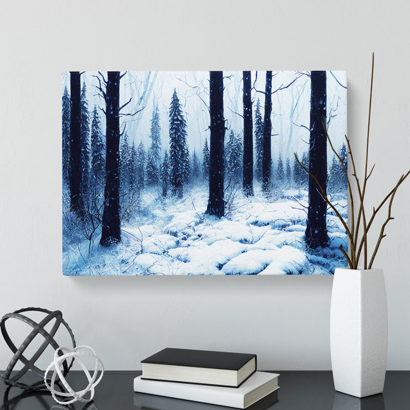 Showstopping Winter Forest - Wrapped Canvas, 40cm H x 60cm W x 3cm D