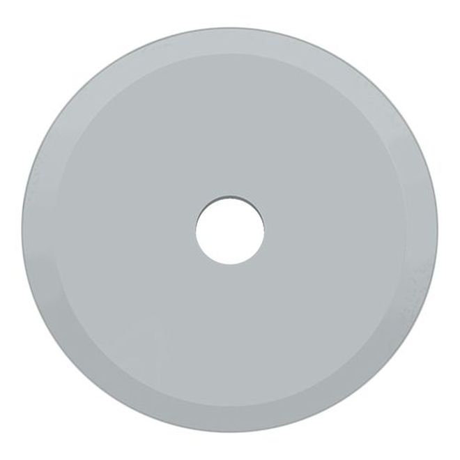 Metal Knob Backplate, Brushed Chrome