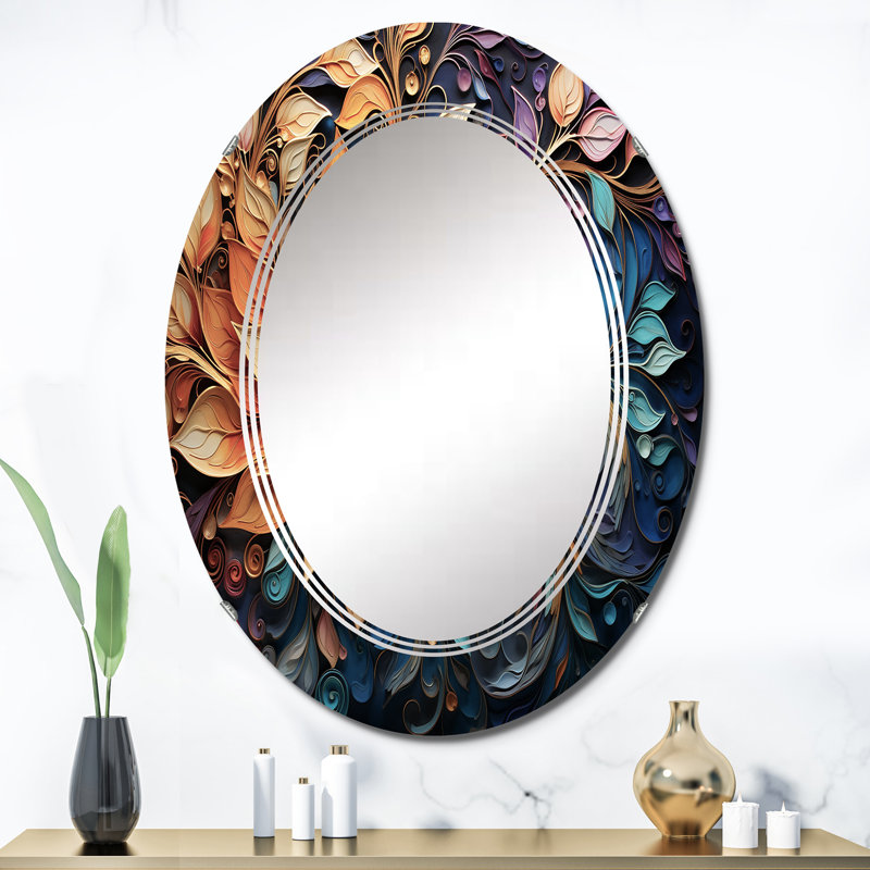 Montecello - Miroir mural indien, 36 po x 24 po