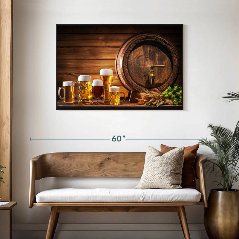 Yarlin Beer Barrel, 29" H x 43" W