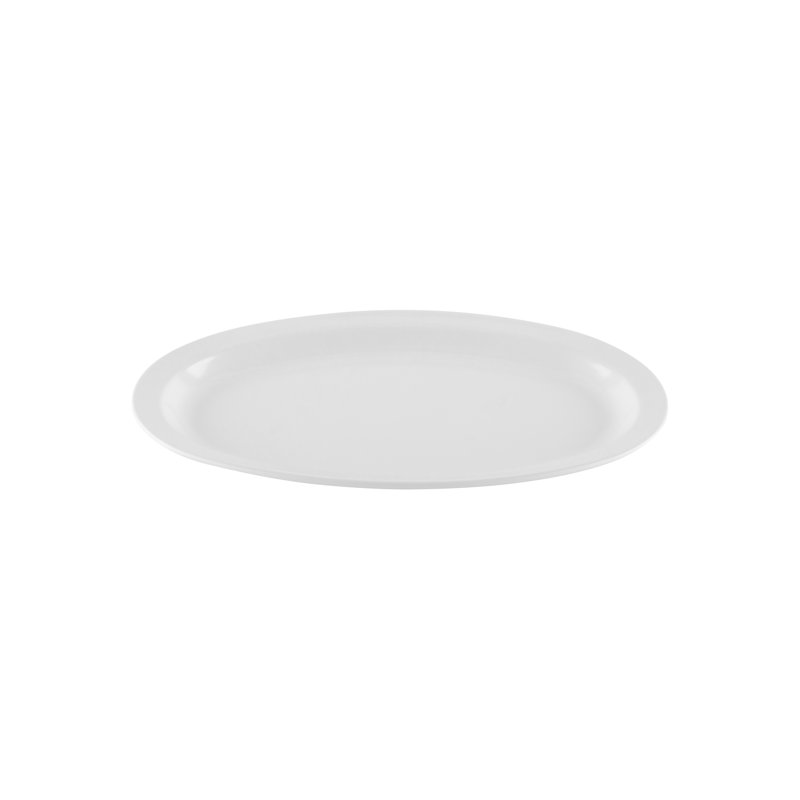 GET Plat de service ovale en mélamine, brun clair (ensemble de 4) ED16BB575FF2474181B54BFE433EADB4, Blanc