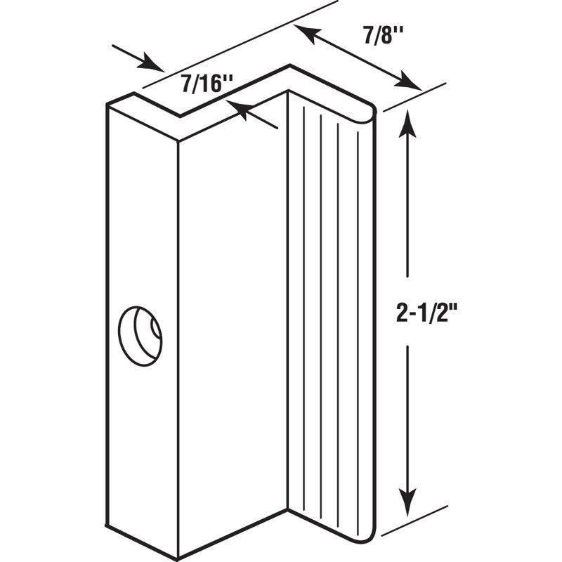 Prime-Line Swinging Shower Door Handle