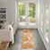 Pearletta Floral Polypropylene Indoor/Outdoor Area Rug in Orange/Coral