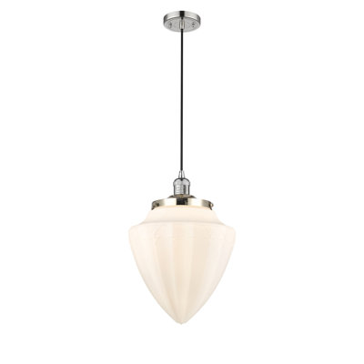 Luminaire suspendu simple à 1 lumière
