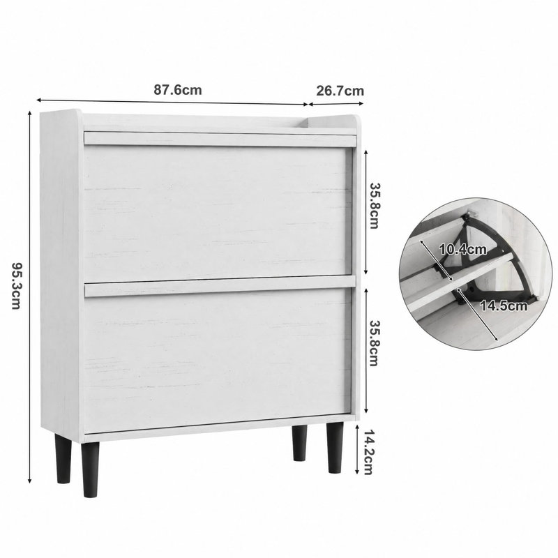 12 Pair Shoe Storage Cabinet