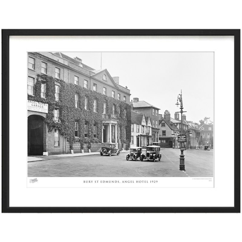 Bury St Edmunds, Angel Hotel 1929 - Single Picture Frame Print, 40cm H x 50cm W x 2.3cm D