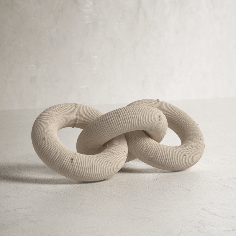 Mirada Circular Chain Link Decorative Object