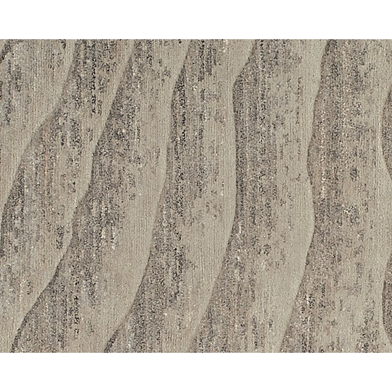 Dunes Wool Area Rug in Gray, Rectangle 2' x 3'
