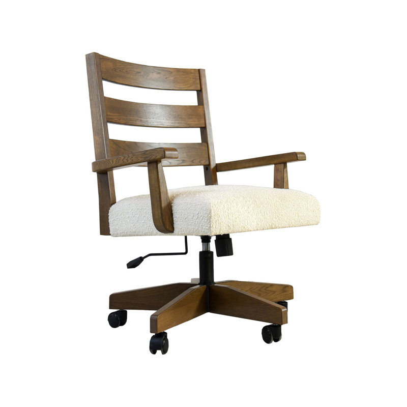 Fauteuil de jeu en chêne massif Colonial
