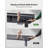 Latwanda Adjustable Metal Base Standing Desk-769365152-769365153