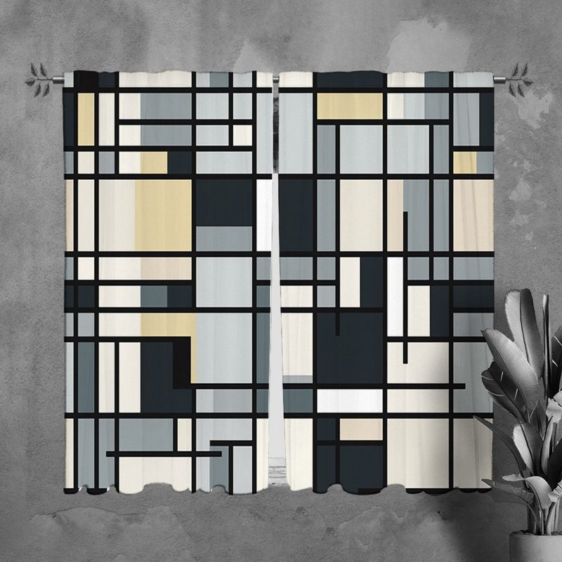 Paire de rideaux obscurcissant en polyester Samanthajean, L 40 po x H 82 po