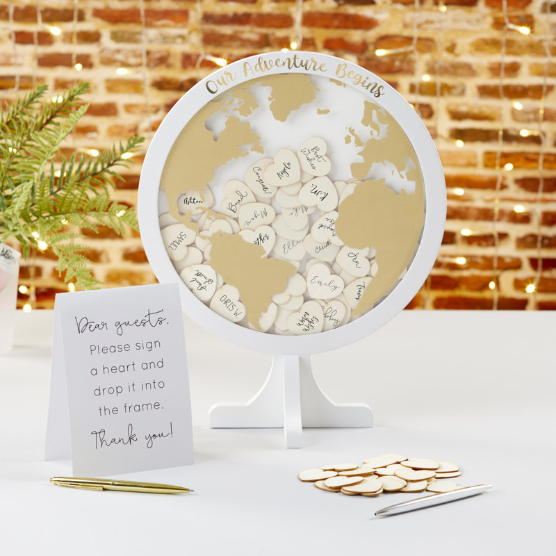 Wood Guest & Commemorative Book