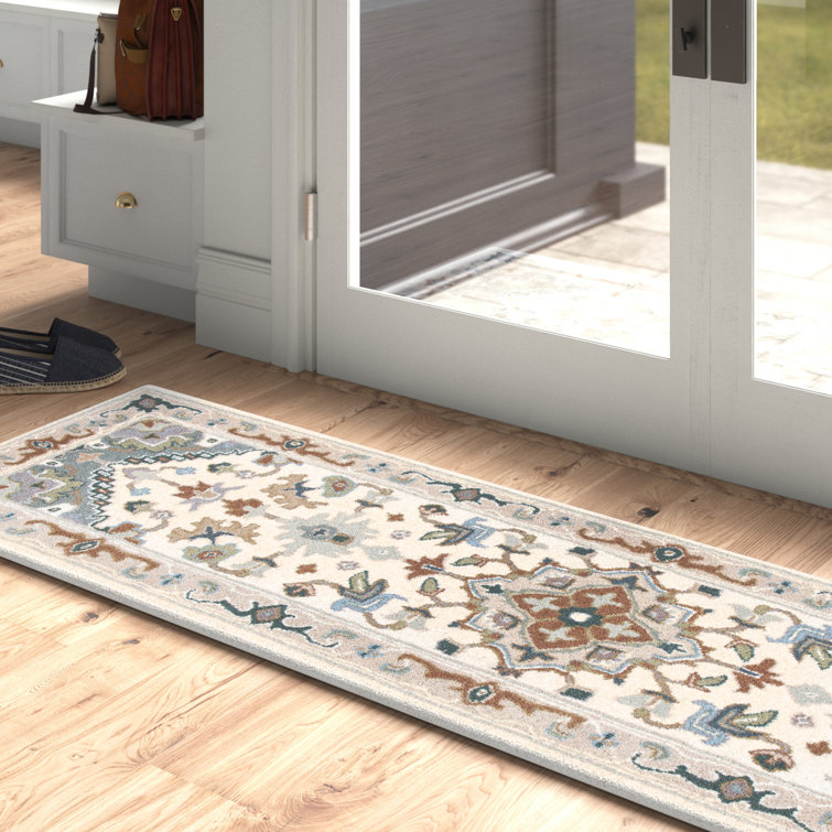 Cangelosi Hand Tufted Wool Oriental Indoor Rug