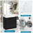 Rolling Laundry Hamper with Handles