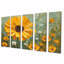 «Yellow Green Summer Meadow Marigolds», ensemble d'art sur toile souci-1008022455