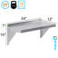 Tablette murale en acier inoxydable AmGood-50139799