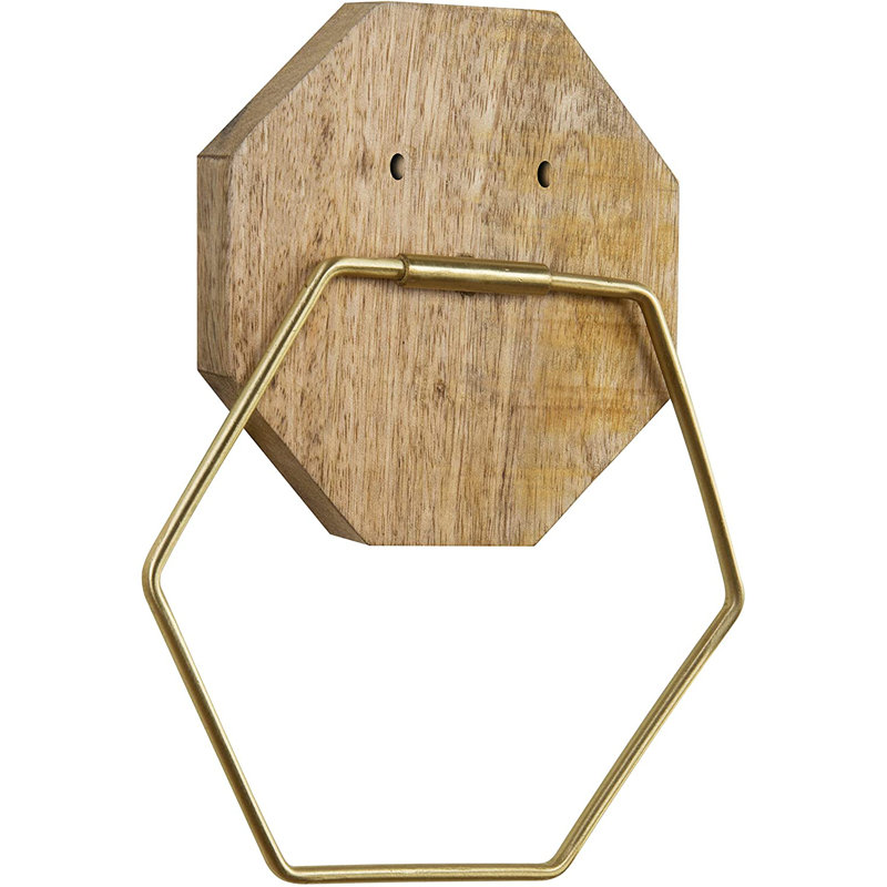 Handcrafted Mango Wood Hand Towel Ring