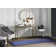 Utsey Geometric Handmade Tufted Wool Navy Area Rug