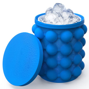 ALLADINBOX Silicone Ice Cube Tray - Blue