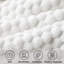 Jeté en molleton pour canapé et lit - couverture blanche décorative en jacquard 3D, couverture douce et douillette, douce et confortable, toutes saisons, 50 x 60 pouces