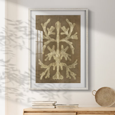 Printed Umber Curiosities II -Framed Print