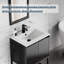 Ensemble de meuble-lavabo simple 24 po avec comptoir en céramique, tablette ouverte, structure en métal 24 po-1090681092