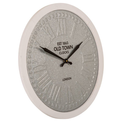 Fitts Metal Wall Clock