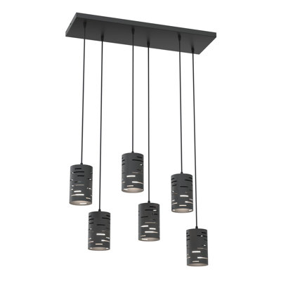 Searia 6 - Light Matte Black Pendant