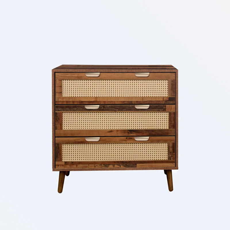 Commode décorative 3 tiroirs Frosa